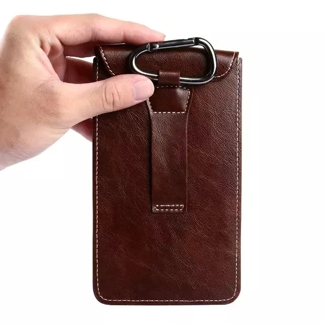 Универсальный кожаный поясной ремень кобура для телефона чехол сумка Highscreen Razar