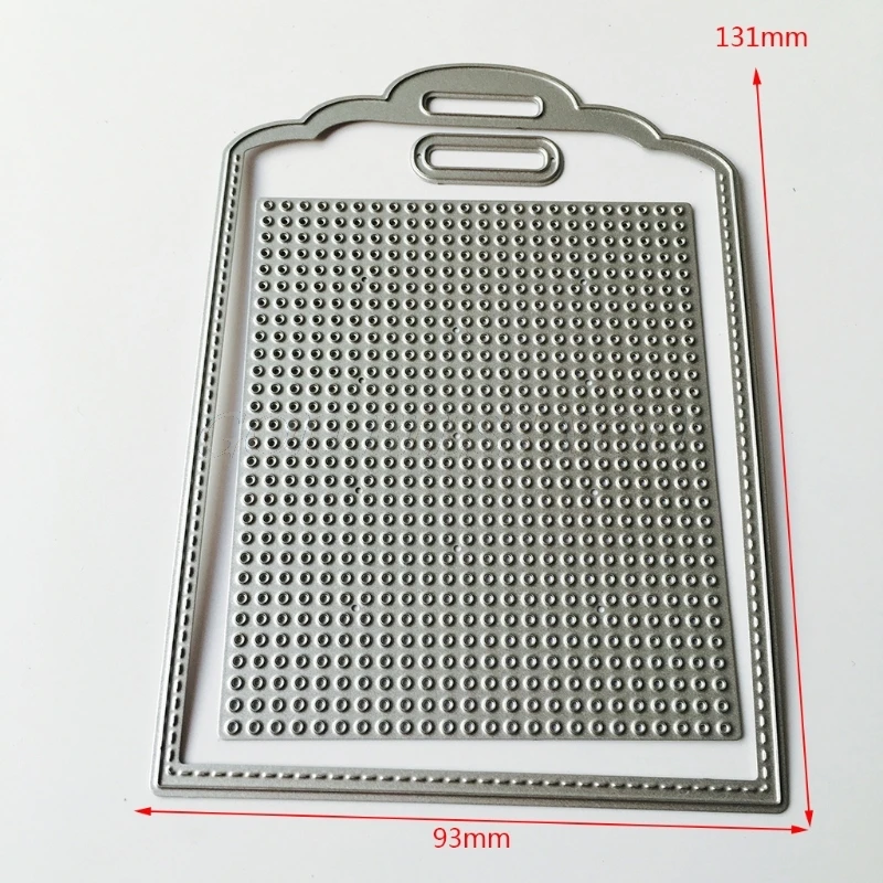 

Tag Cross Stitch Cutting Dies Stencil DIY Scrapbooking Album Card Embossing Gift Drop Shipping