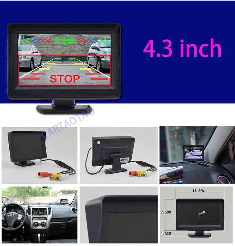 Car Radar and Rear View Camera Multi-function Universal Sensor Early Warning Detector Rearview Vehicle | Автомобили и мотоциклы