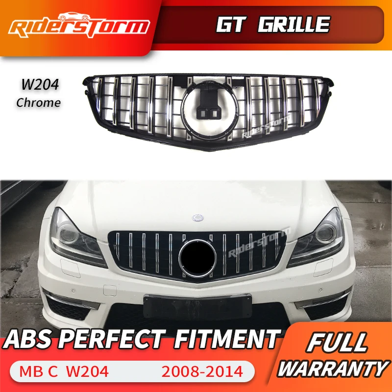 Решетка C180 W204 GT для mercedesz решетка C класса racing gt C200 C250 C300 2008-2014 c204 переднего бампера