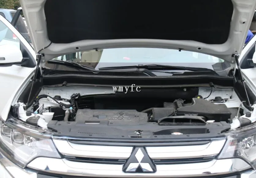 Две стороны авто капот газовые Распорки амортизаторы подпорки 2013- для Mitsubishi outlander автомобильные аксессуары