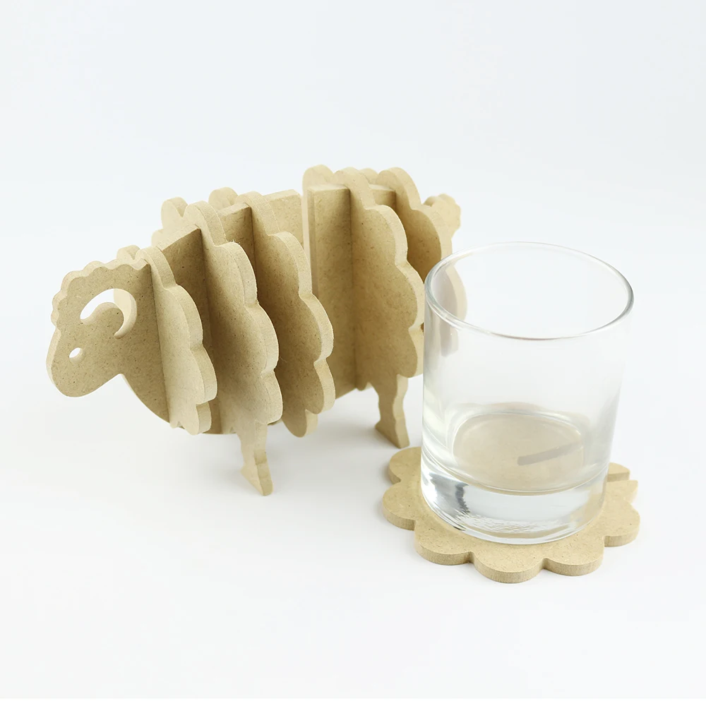 Подстаканник канцелярские принадлежности кофе MilkNon-heat сосновые MDF подставки