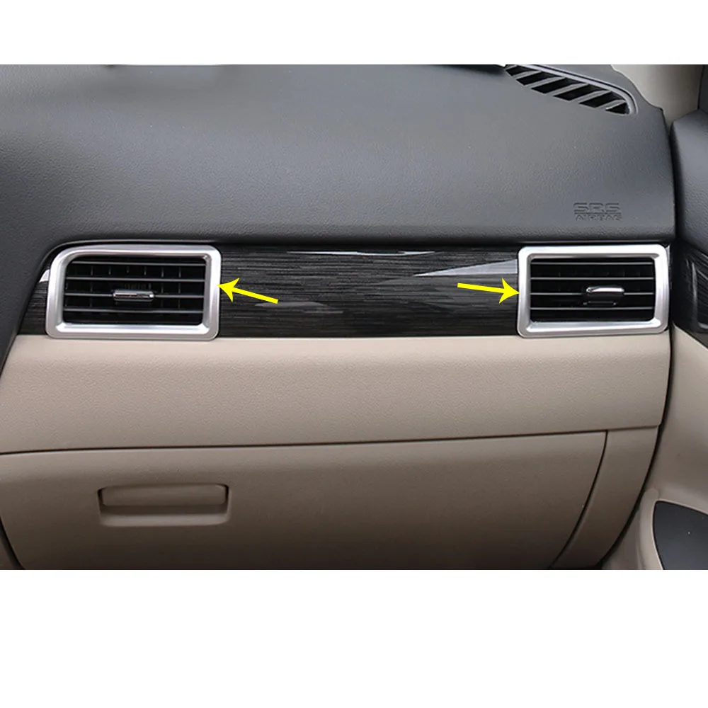 Для Mitsubishi Outlander 2016 2017 2018 2019 ABS хромированный переключатель Вентиляционный Выход