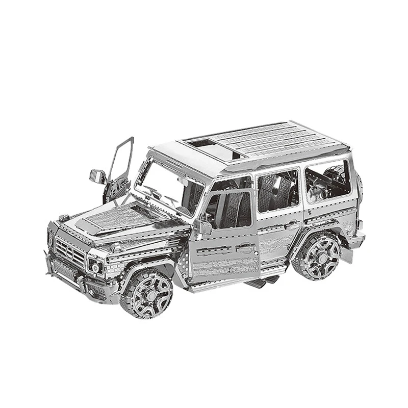 3D металлическая модель комплект 1:50 BZS G500 внедорожная сборка автомобиля пазлы модели автомобиля наборы лазерная резка сборка головоломки подарки для взрослых игрушки
