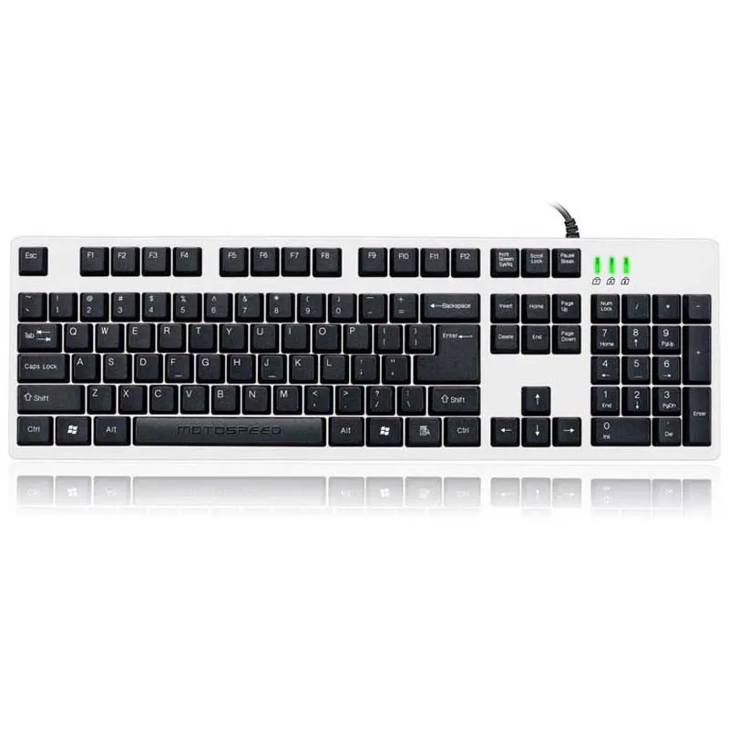MOTOSPEED K40 механическая клавиатура для компьютера клавиатуры USB Проводная