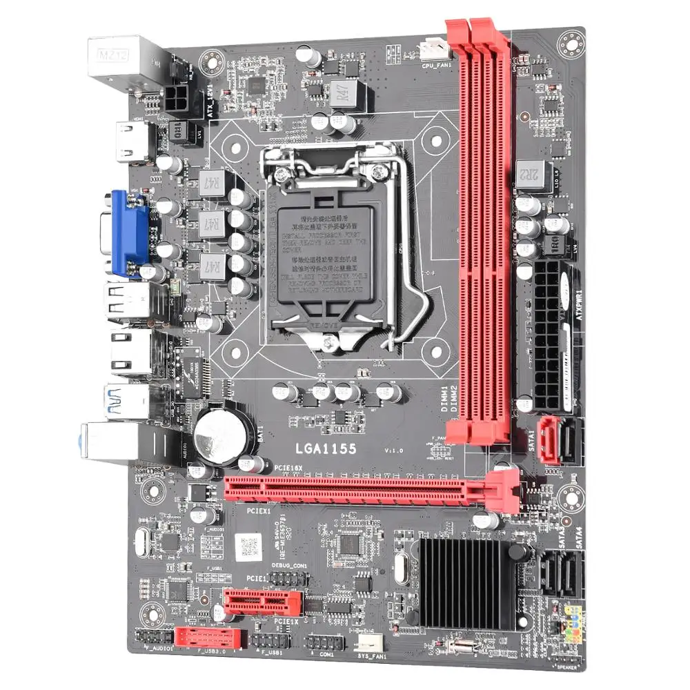 LGA1155 настольная материнская плата B75 Socket LGA 1155 i3 i5 i7 DDR3 16G Micro ATX новая материнская плата