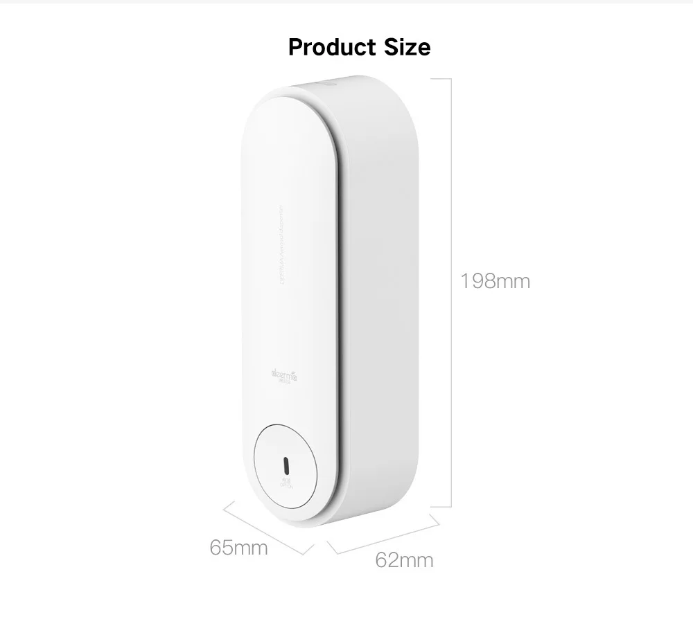 Xiaomi mijia home Deerma Dempx830 тип слайда бесшовный настенный автоматический ручной аэрозоль диспенсер от Xiaomi Youpin