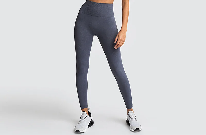 Grey Legging Для женщин Пот приседания Proof Booty сексуальные тонкие Капри для тренировок Yogaing Pant& Bra сухая посадка бедра подтяжка ягодиц бесшовный нейлоновый набор тренажерных залов леггинсы - Цвет: Grey Legging