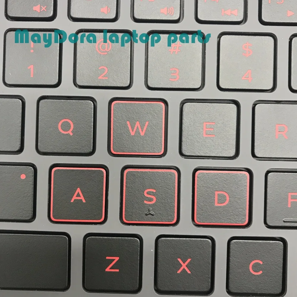 Запчасти для ноутбуков DELL inspiron 15-7000 7560 7572 palmrest с красной клавиатурой подсветкой