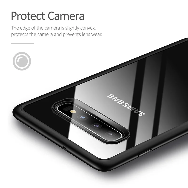 USAMS тонкий защитный чехол для samsung S10 S10 Plus S10E TPU прозрачная задняя крышка полная защита для Galaxy S9 S9 Plus чехол