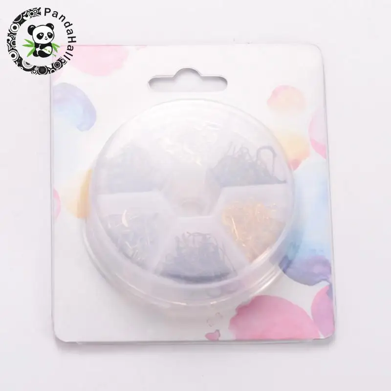 1 коробка 6 цветов медные Крючки для серег серебристые золотые античные бронзовые