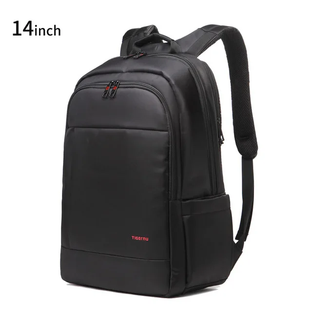 Black 14inch Tigernu Мужчины Рюкзак Мода Рюкзак Анти Вор 14 15.6 дюймовый ноутбук Рюкзак Женщины Школьный Рюкзак Школы для Подростков - Цвет: Black 14inch