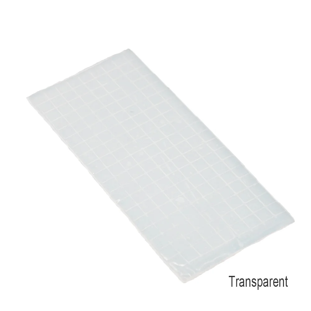 Transparent Клей DIY Дизайн ногтей Ложные Советы Инструмент Дизайн для маникюра оборудование для украшения ногтей многоразовый Пластилин 3 вида цветов - Цвет: Transparent