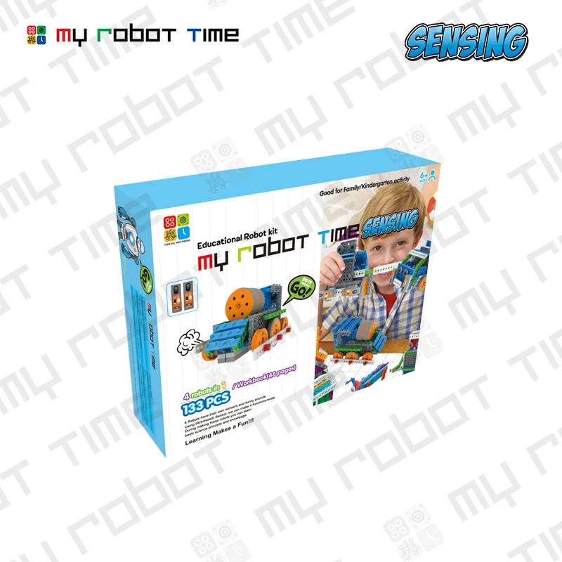My Robot Time Sensing Line Tracer Car Block Build Toy Robotics Science Kits STEM образовательные инструменты для