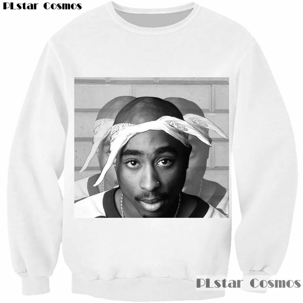 PLstar Cosmos, толстовки для мужчин и женщин, толстовка с 3D принтом, 2pac, Тупак, мультяшная толстовка, крутая, длинный рукав, вырез лодочкой, брендовая одежда