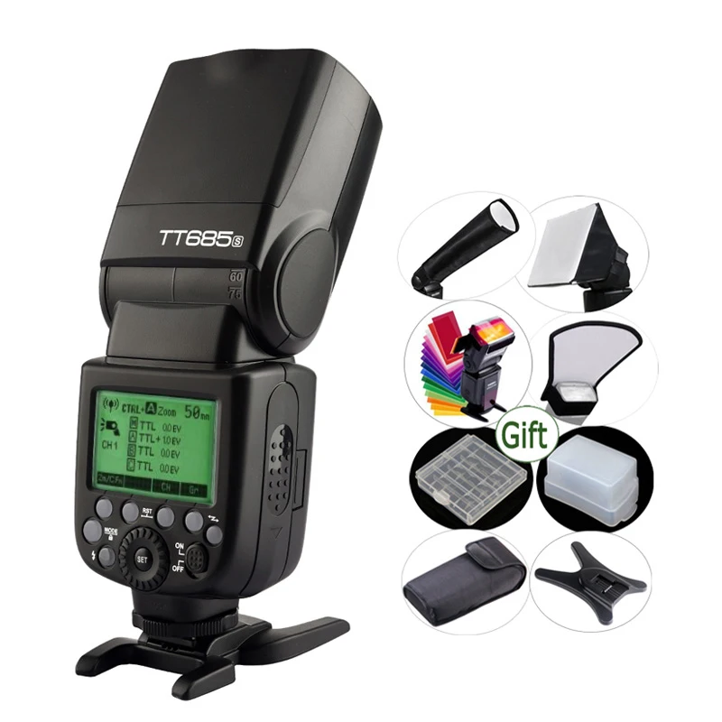 Беспроводсветильник вспышка GODOX TT685S TTL 2 4G HSS 1/8000s Speedlite для Sony DSLR A77II A7R II A58 A99 ILCE6000L HVL