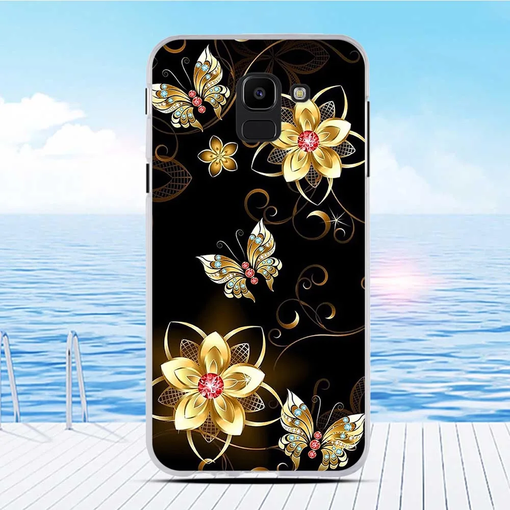 Мягкий силиконовый чехол для Samsung Galaxy J6 2018 J600 Coque On6 телефон Fundas 5 6 дюймов бампер из