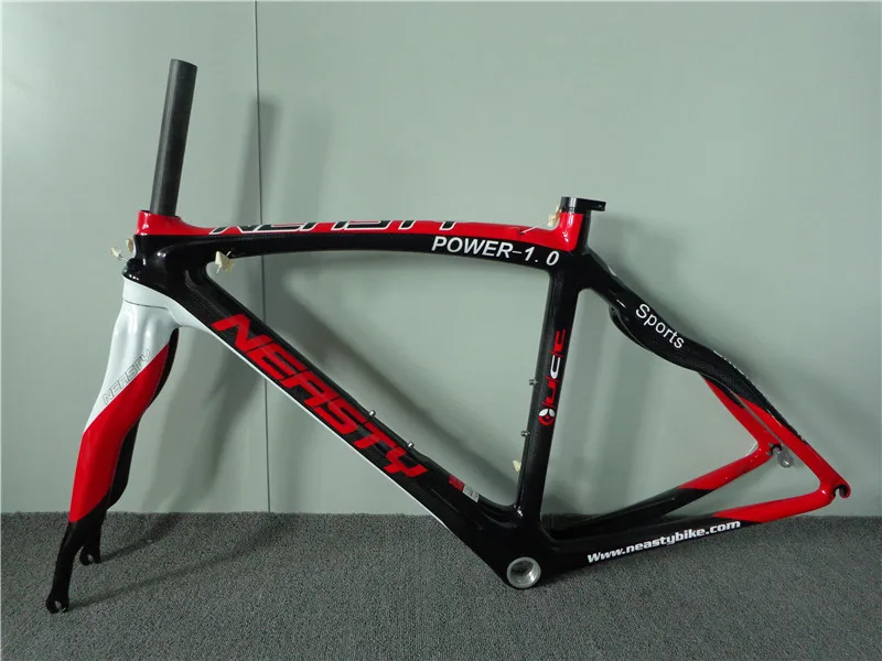 Дешево EN качественный углеродный дорожный велосипед, гоночный велосипед из углеродного волокна, дорожная рама из углеродного волокна, вилка, руль,...