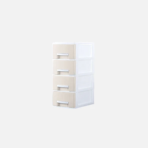 Beige S3 С выдвижным органайзером для макияжа пластиковый женский косметический ювелирный футляр для хранения помады домашний офисный ящик для посуды принадлежности - Цвет: Beige S3