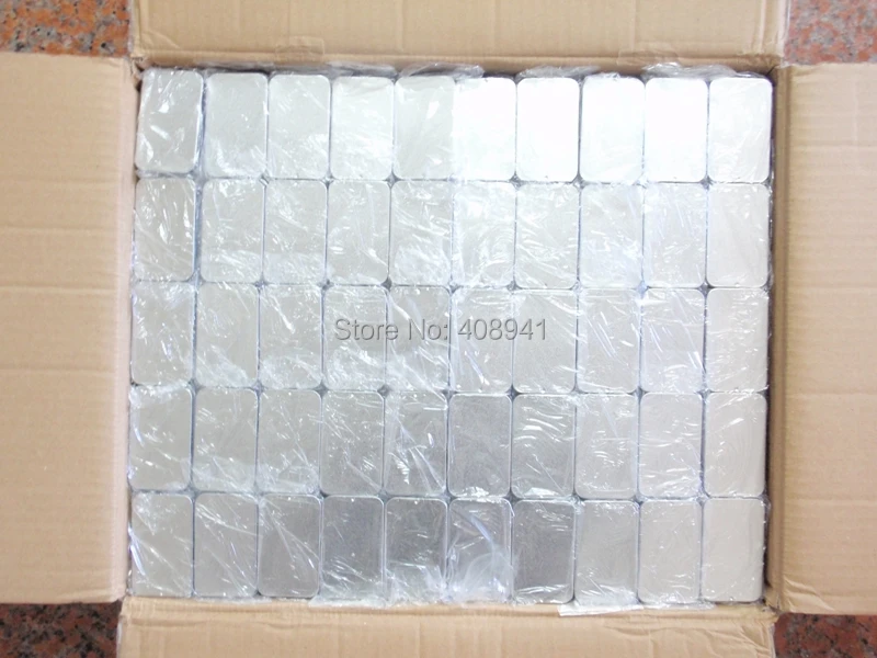 Бесплатная доставка + Оптовая продажа простой серебряный цвет горка Топ жестяная