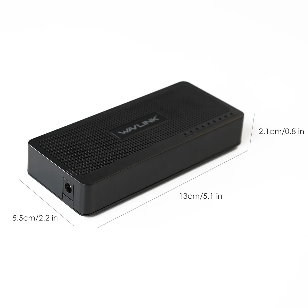 Wavlink 8 Порты и разъёмы 10/100 м Быстрый ethernet-коммутатор/Smart сетевая переключаемый адаптер питания моноканальный центр Auto MDI/MDIX полный/полудуплекс