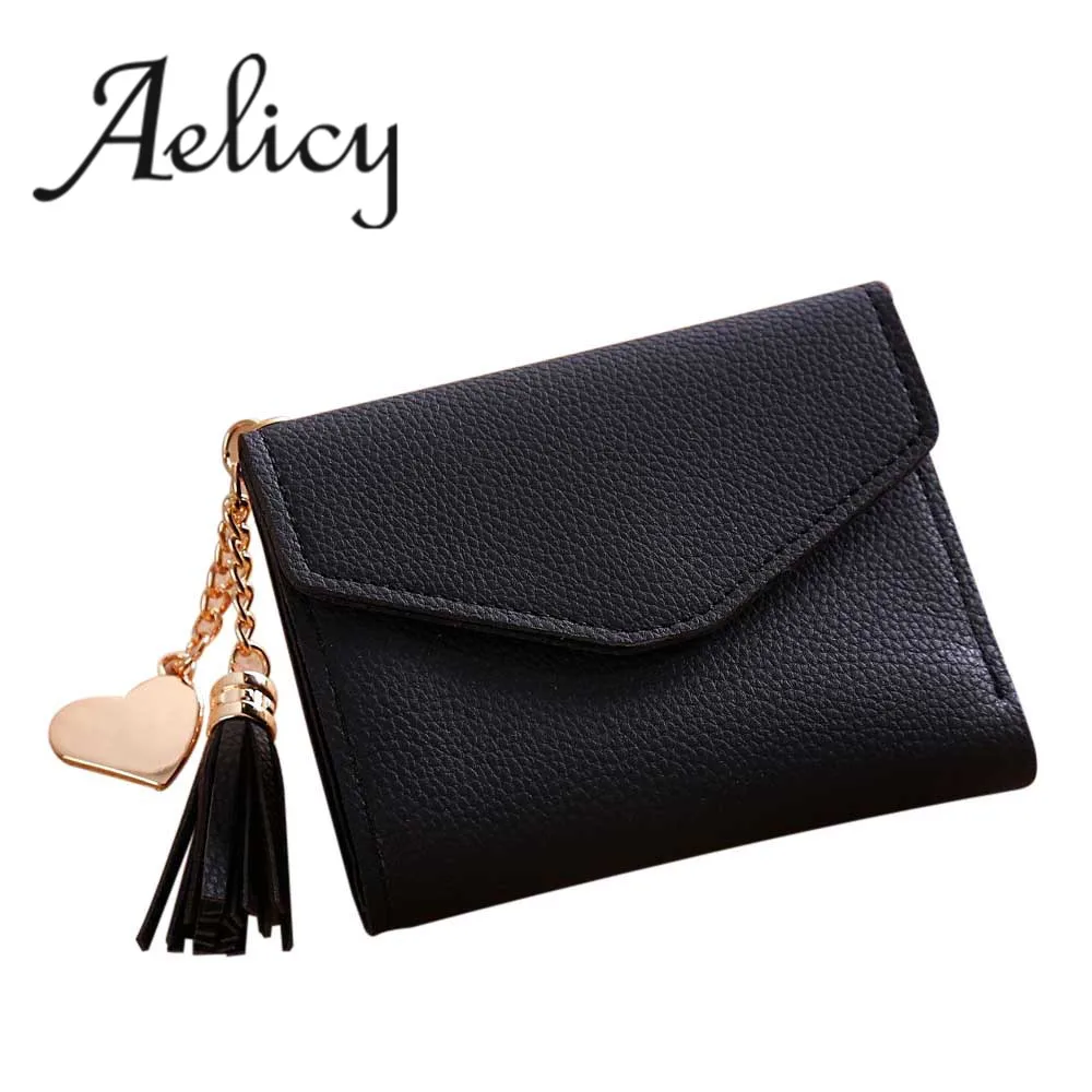 Aelicy Роскошный кошелек с кисточками модный дизайнерский однотонные стандартные