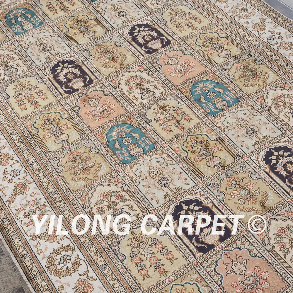 YILONG 5 'x 8' классические четырехсезонные Восточные ручной работы carpetтурция с