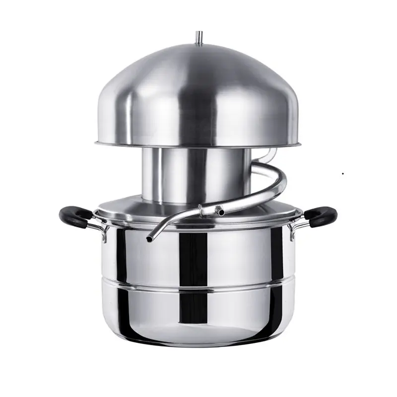 

YUEWO 10L Brewery anti-stick pot distiller steamer Moonshine Still machine Home Brewing Wine Making 304 stainless steel volume