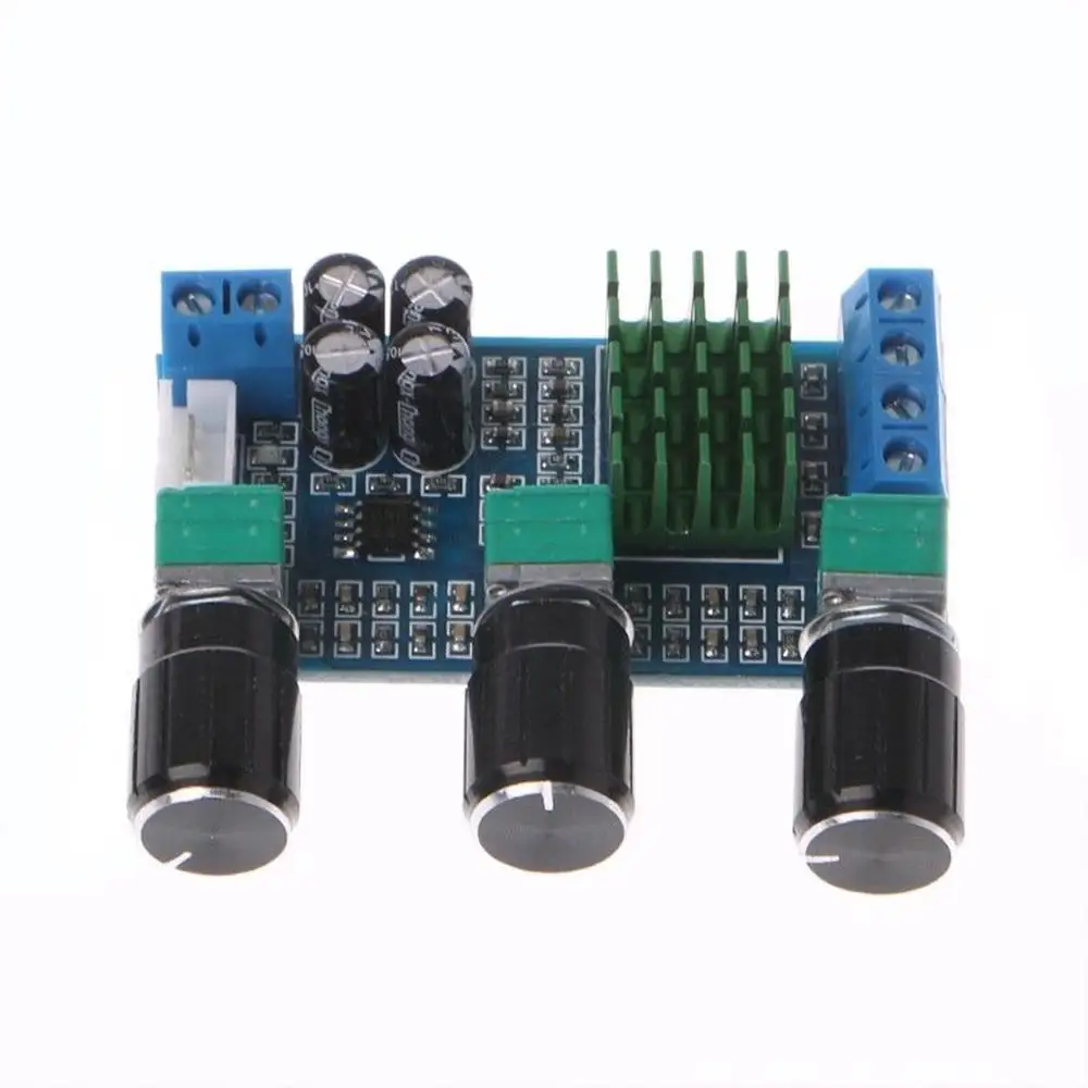 DC12 24V двухканальный цифровой аудио TPA3116D2 80 Вт x 2 модуль усилителя высоких