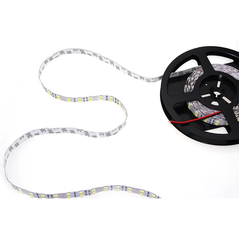 Двухрядная SMD 5050 Светодиодная лента DC12V 24V 120led/m Водонепроницаемая светодиодная IP67