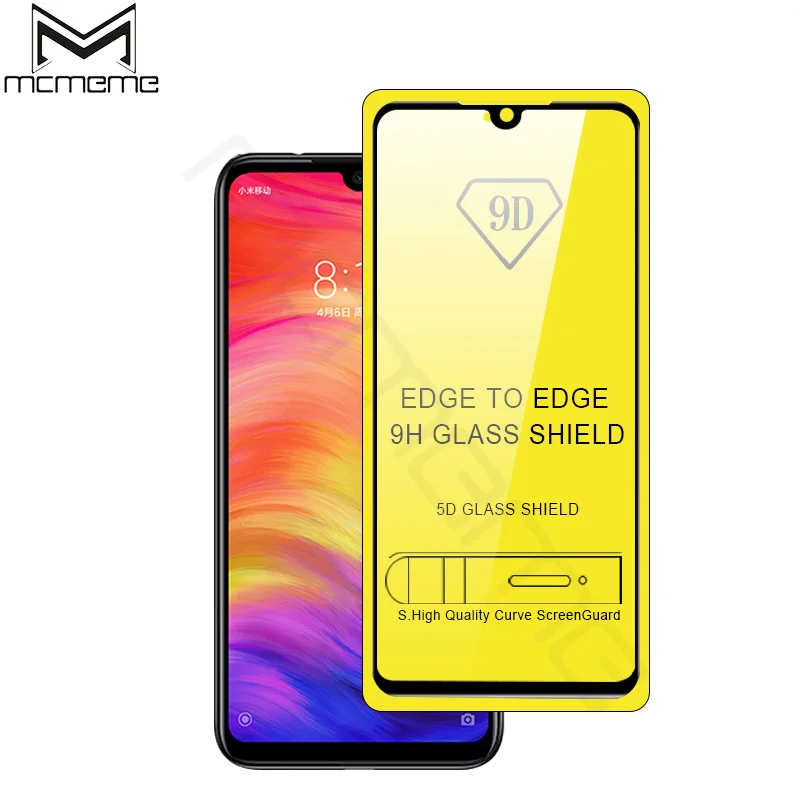 Для Xiaomi Redmi Note 8 7 Pro 8T 8A Полный Клей закаленное стекло 9D полное покрытие Защитная