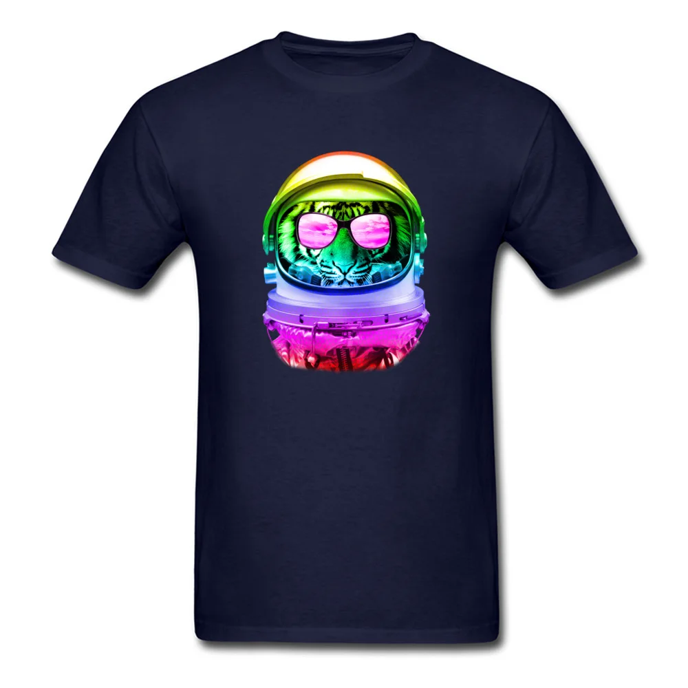 Футболка Rainbow Astronaut Space Tiger новинка 2018 летние/осенние Топы с короткими рукавами и