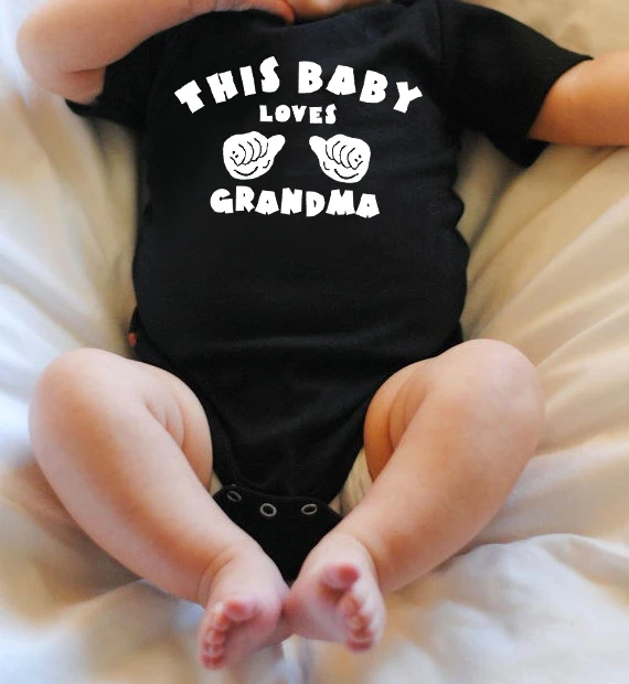 

DERMSPE 2019 Fashion Summer Newborn Baby Boys Girls Letter Print Short Sleeve Print Absorb Soft Romper Jumpsuit Clothes Black