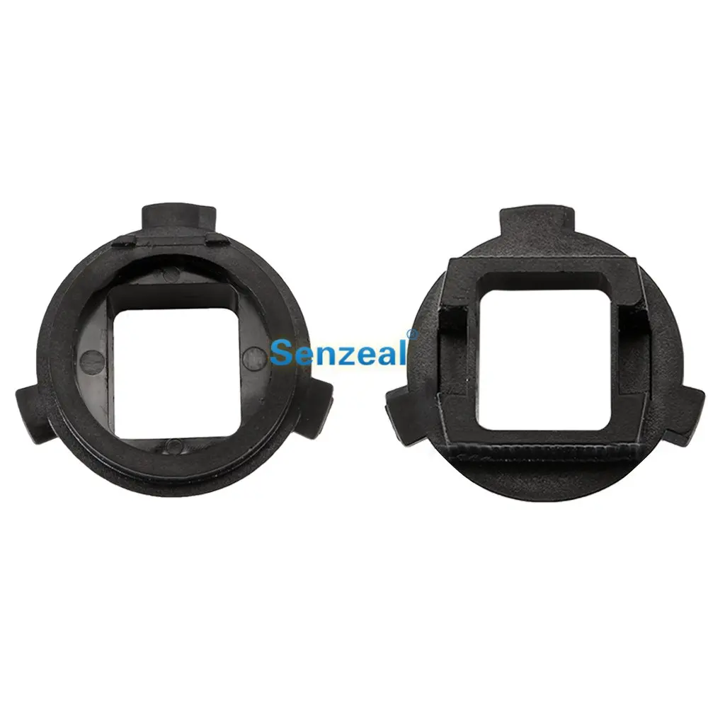 

SENZEAL 2pcs Plastic H07 HID Headlight Retainers Light Bulbs Sockets Adapter H07 for HID Headlight Installation HID Light Holder