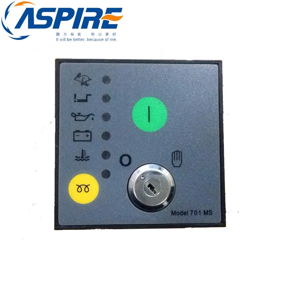

Free Shipping 701MS Generator Control 701 Key Start Manual Start