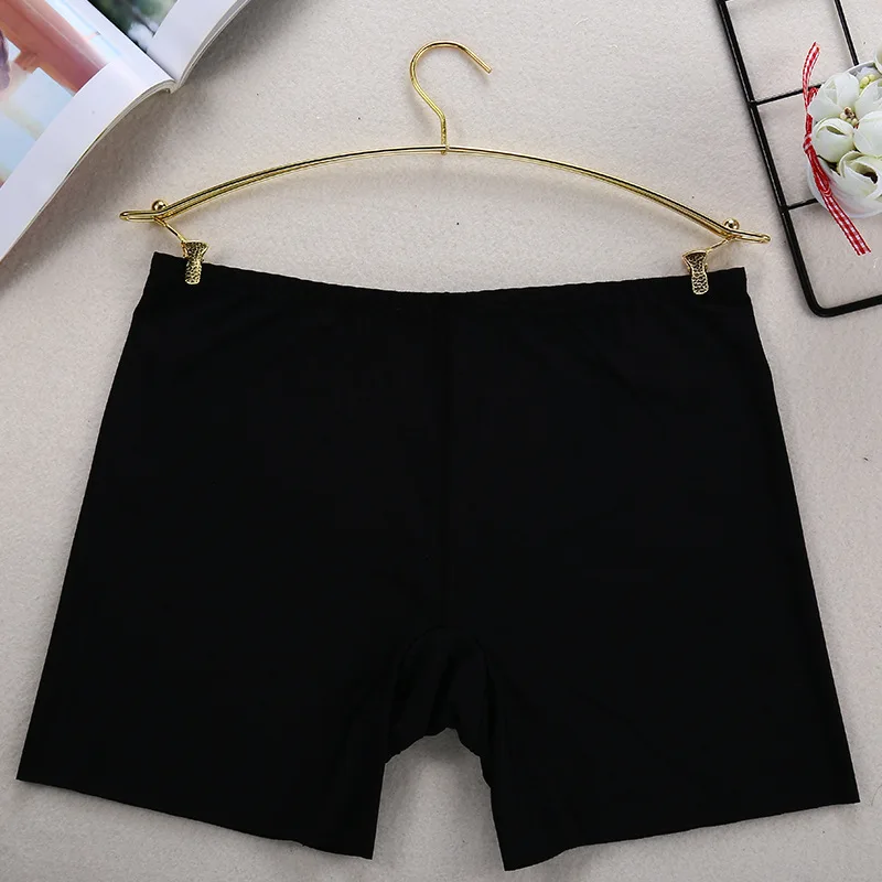 Women's Short Pants Safety Shorts Mid-Rise Ultrathin Ice Silk Breathable Underwear Ladies Lingerie Knickers | Женская одежда