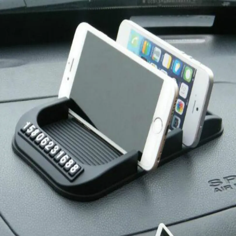 

car phone holder car accessories interior anti slip mat car dashboard sticky pad for all mobilephone black yellow red