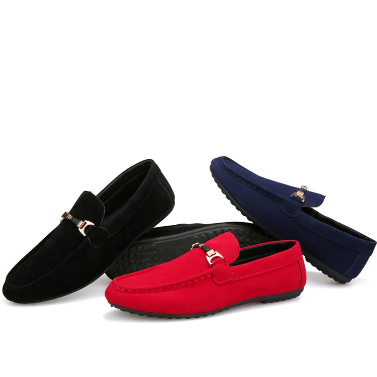 PADEGAO/летние Мягкие Удобные однотонные Лоферы для мужчин Классические лаконичные