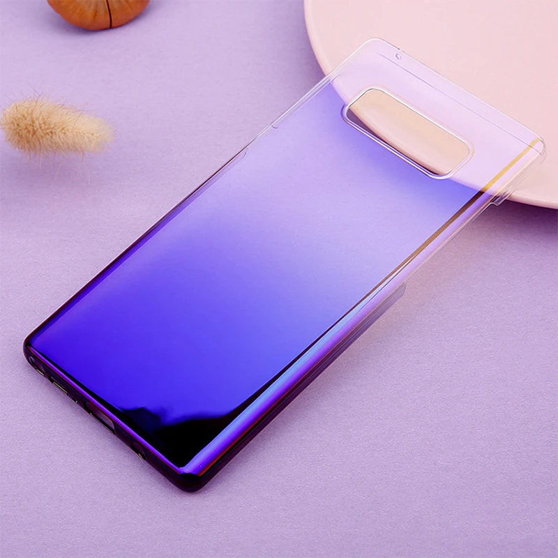 Чехол из градиентного стекла для Samsung Galaxy Note 9 8 S9 Plus S8 S7 edge закаленное стекло
