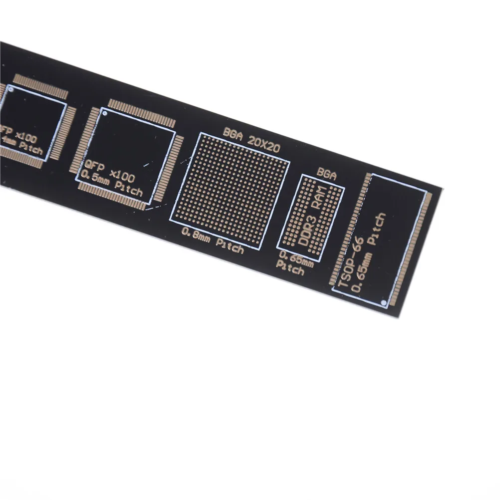 15 см PCB линейка, измерительный инструмент резистор микросхема конденсатора IC SMD многофункциональный инструмент