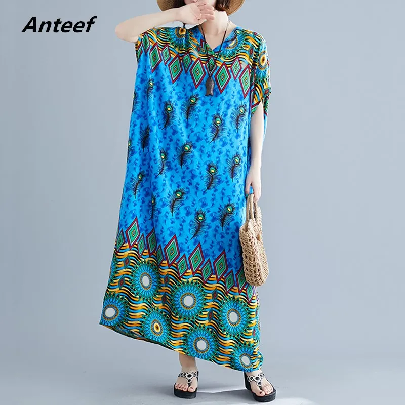 Хлопковое атласное винтажное Цветочное платье размера плюс женское