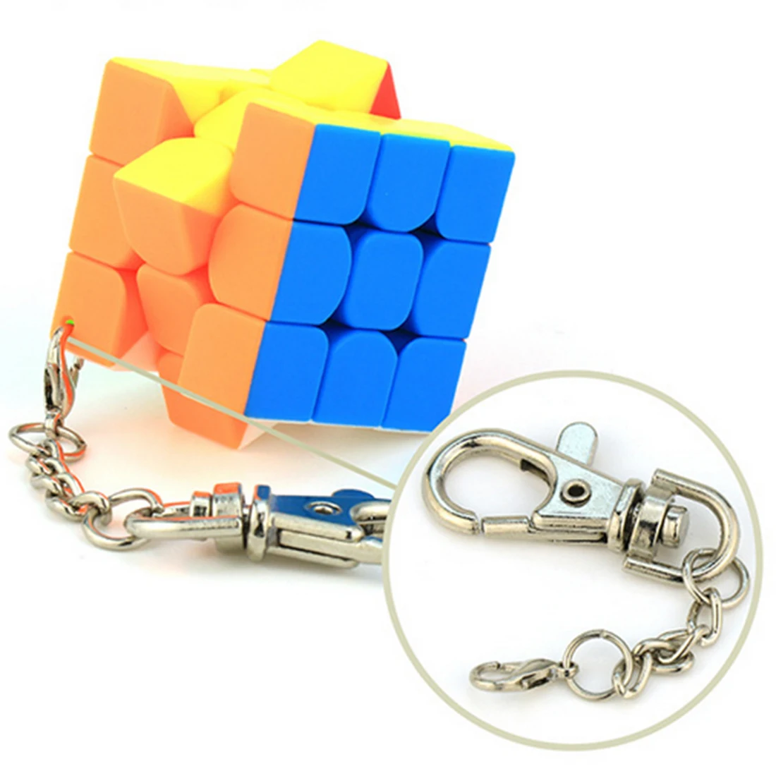 Cubing класс брелок 3 см 3x3 волшебный куб креативный куб повесить украшения-красочные