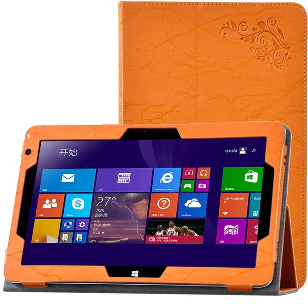 Роскошный чехол из искусственной кожи с цветочным принтом для Chuwi HiBook Hibook Pro 10 1