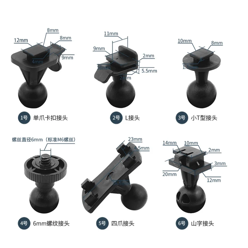 Крепление для автомобильной видеорегистратора Фумалон с шаровым креплением на зеркало заднего вида.