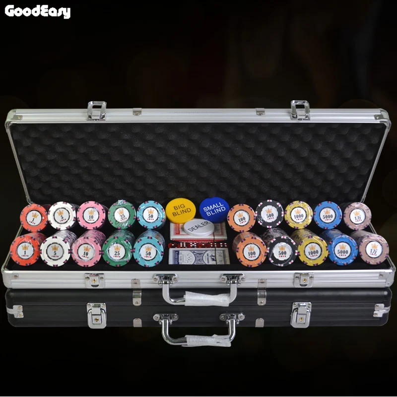 100 шт. три Цвет развлечения Техасский холдем глины с железными высококлассные