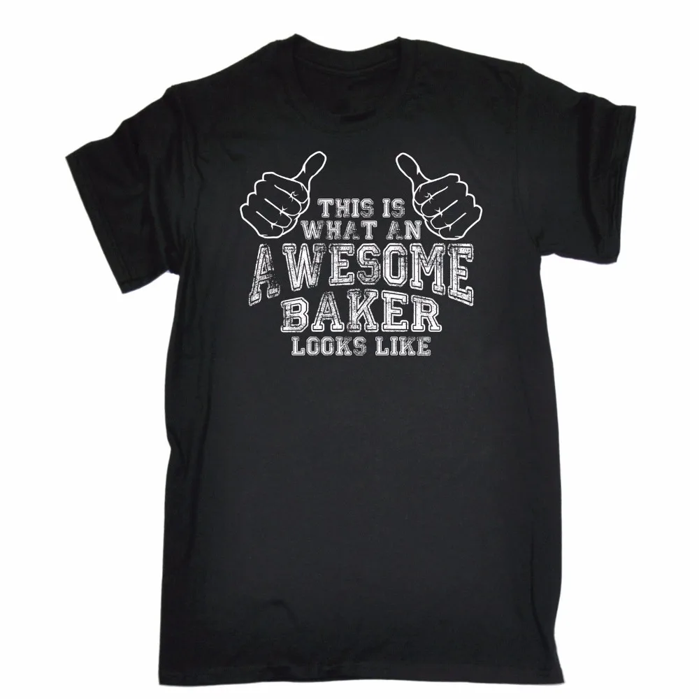 Что Awesome Baker выглядит как футболка торт хлеб Кондитер подарок на день рождения