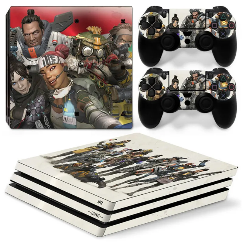 6 Съемная Виниловая наклейка для консоли playstation 4 Pro с 2 контроллерами для PS4 Pro Skins, наклейка, дизайн - Цвет: 6