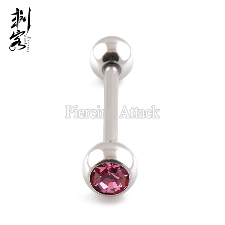 Ювелирное Украшение для тела кольцо с драгоценным камнем разные цвета 10 цветов