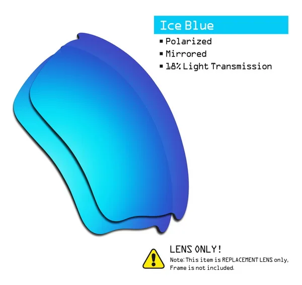 Ice Blue SmartVLT поляризованные Сменные линзы для солнцезащитных очков Oakley Half Jacket XLJ-несколько вариантов - Цвет линз: Ice Blue