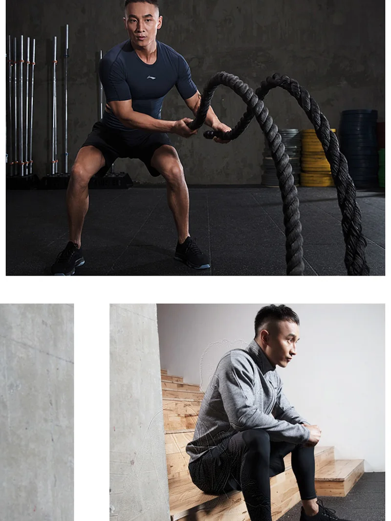 Li-Ning/Мужская обувь для тренировок; дышащая подкладка на подкладе; спортивная обувь из монопряжи; кроссовки с носком; AFJN017 YXX035